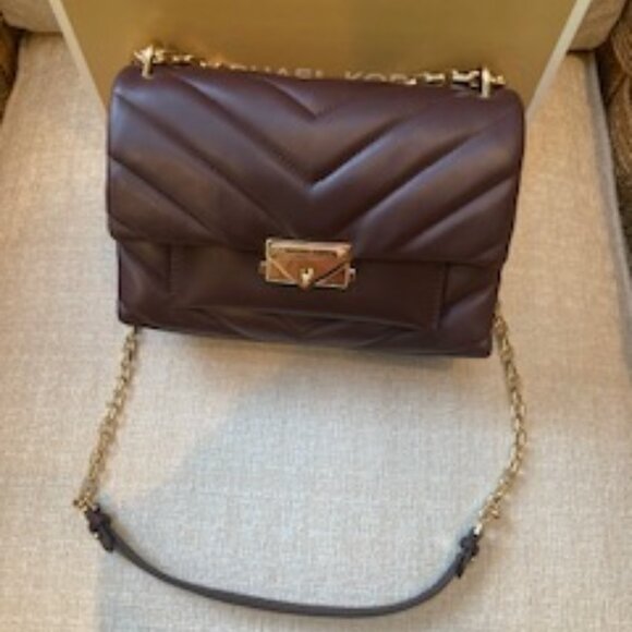 Michael Kors Cece Med Quilted Leather Shoulder Bag + Cece Small Card Case, NWT - Picture 8 of 12